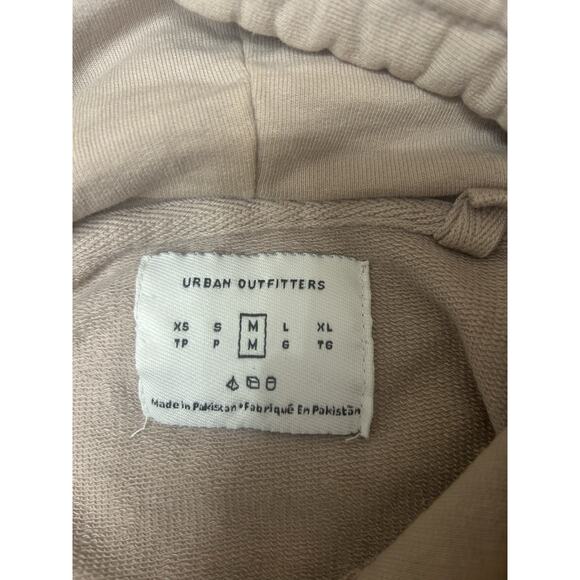 Urban Outfitters Men’s/Unisex Short Sleeve Hoodie – Taupe Beige, Size M - Picture 2 of 5